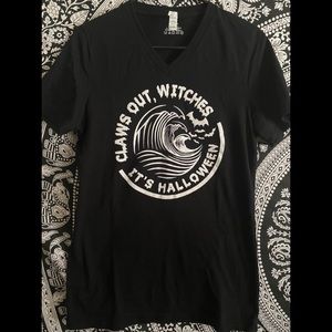NEW Halloween White Claw Theme V-Neck Shirt